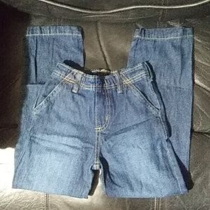 "Garanimals- 365 KIDS" Dark Wash Denim Straight Leg Pull On Blue Jeans